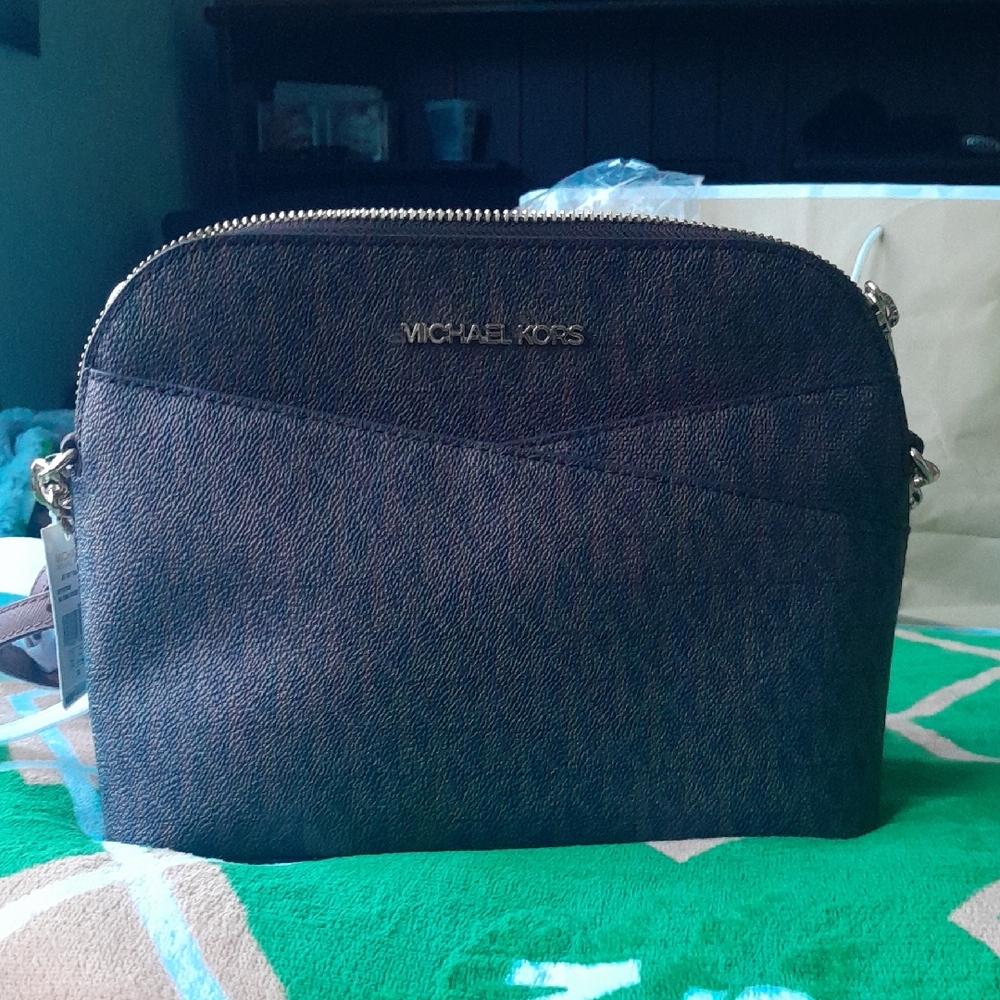 Michael Kors JET SET  Brown Shoulder Bag